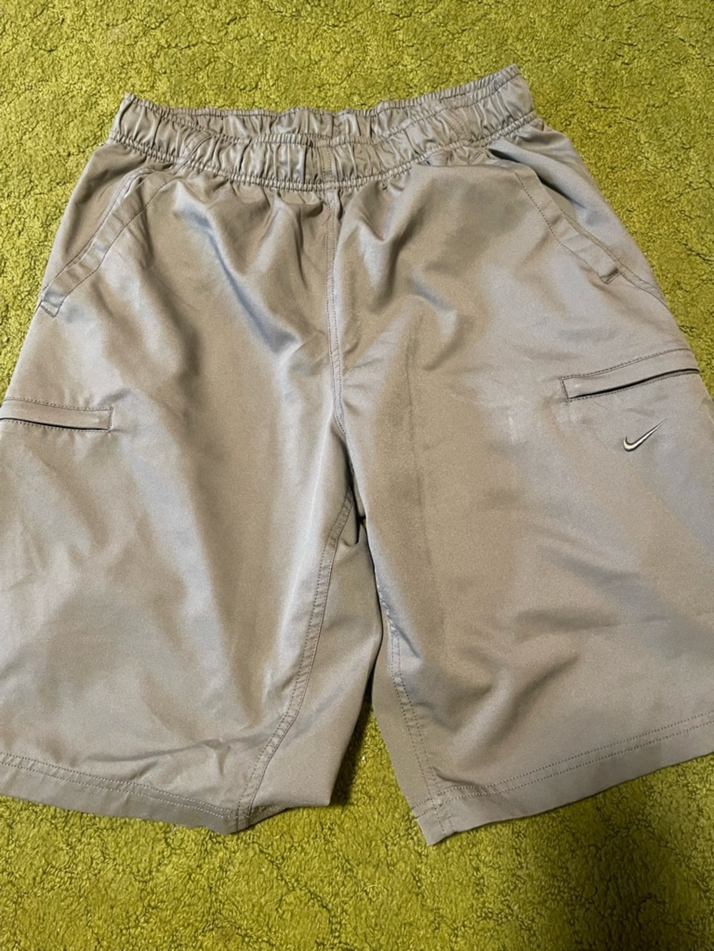 Nike The Athletic Dept Shorts Mens Baggy Brown Solid Outdoor Size M 34-40" Waist
